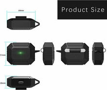 Load image into Gallery viewer, ProElite Flip Cover for Apple AirPods Pro - Silicone Airpod Accessories with Keychain (Black, Sound Amplifying Case, Silicon)