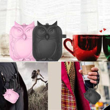 Load image into Gallery viewer, ProElite Owl Case Protective Cover Sleeve for Apple AirPods 2 & 1 - Silicone Airpod Accessories with Keychain (Black)