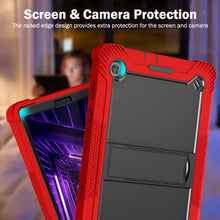 Load image into Gallery viewer, ProElite Rugged Shockproof Heavy Duty Back Case Cover for Lenovo Tab M10 FHD Plus 10.3" X606V /TB-X606/TB-X606X, Red