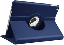 Load image into Gallery viewer, ProElite Smart Case for Apple ipad 7th/8th/9th Gen (2021) 10.2 inch , 360 Degree Rotating Stand Leather Protective Cover, Dark Blue