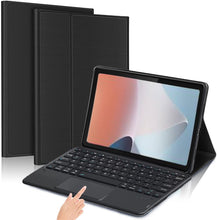 Load image into Gallery viewer, ProElite Detachable Wireless Bluetooth TouchPad Keyboard flip case Cover for Oppo Pad Air 10.36 inch, Black