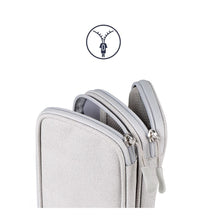 Load image into Gallery viewer, ProElite Nylon 2 Layers Power Bank case Hard Drive Case for 2.5-inch Western Digital, Seagate, Toshiba, Electronic Organizer Case for Gadget Hard Disk, Earphone, Waterproof, Black