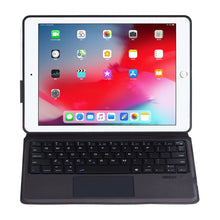 Load image into Gallery viewer, ProElite Wireless Bluetooth Touchpad Keyboard flip case Cover for Apple iPad 10.2 inch 9th Gen (2021) 8th Gen/7th Gen/Air 3 10.5 inch/Pro 10.5 inch Black