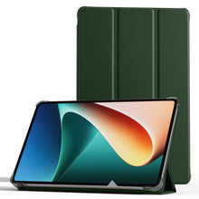 Load image into Gallery viewer, ProElite Smart Flip Case Cover for Xiaomi Mi Pad 5 11", Translucent Back with Stylus Pen, Dark Green