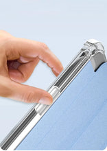 Load image into Gallery viewer, ProElite Smart Flip Case Cover for Apple iPad 10th Generation 10.9 inch 2022, Clear Soft Edge & Transparent Frosted Back with Pencil Holder, Black