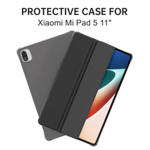 Load image into Gallery viewer, ProElite Smart Flip Case Cover for Xiaomi Mi Pad 5 11", Translucent Back with Stylus Pen, Black