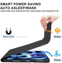 Load image into Gallery viewer, ProElite Detachable Wireless Bluetooth TouchPad Keyboard case for Apple iPad Pro 11" 4th/3rd Gen 2022/2021/2020 & iPad Air 4th/5th Gen 10.9", Black