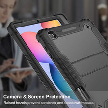 Load image into Gallery viewer, ProElite Rugged Shockproof Heavy Duty Back Case Cover for Samsung Galaxy Tab S6 Lite 10.4 Inch SM-P610/P615, Black