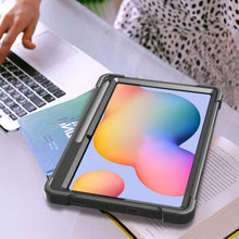 Load image into Gallery viewer, ProElite Rugged Shockproof Heavy Duty Back Case Cover for Samsung Galaxy Tab S6 Lite 10.4 Inch SM-P610/P615, Black