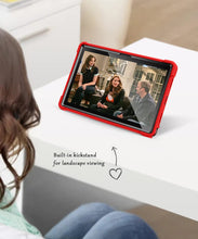 Load image into Gallery viewer, ProElite Rugged Shockproof Heavy Duty Back Case Cover for Samsung Galaxy Tab A8 10.5" (SM-X200/ SM-X205/ SM-X207) 2021, Red