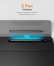 Load image into Gallery viewer, ProElite Detachable Wireless Bluetooth TouchPad Keyboard flip case Cover for Samsung Galaxy Tab S8/S7 11" SM-X700/X706/T870/T875, Black