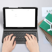 Load image into Gallery viewer, ProElite Detachable Wireless Bluetooth Keyboard flip case Cover for Lenovo Tab M8 HD/M8 2nd/3rd Gen FHD TB-8505F TB-8505X TB-8705F Tablet (Black)