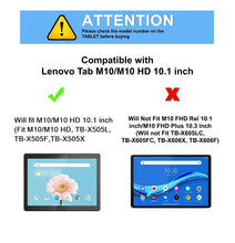 Load image into Gallery viewer, ProElite Ultra Sleek Smart Flip Case Cover for Lenovo Tab M10 HD TB-X505F TB-X505L TB-X505X Byju's Tablet (Black)