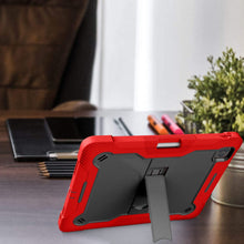 Load image into Gallery viewer, ProElite Rugged Shockproof Heavy Duty Back Case Cover for Apple iPad pro 12.9 inch 2021/2020 5th Gen, (Support Apple Pencil Charging), Red