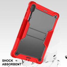 Load image into Gallery viewer, ProElite Rugged Shockproof Heavy Duty Back Case Cover for Samsung Galaxy Tab S8 Plus/S7 Plus/S7 FE 12.4 Inch SM-X800/X806/T970/T975/T976/T735, (with S Pen Holder), Red