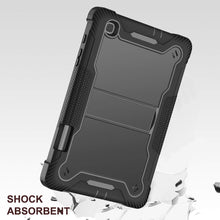 Load image into Gallery viewer, ProElite Rugged Shockproof Heavy Duty Back Case Cover for Samsung Galaxy Tab S6 Lite 10.4 Inch SM-P610/P615, Black