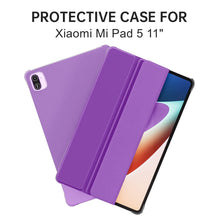 Load image into Gallery viewer, ProElite Smart Flip Case Cover for Xiaomi Mi Pad 5 11", Translucent Back with Stylus Pen, Lavender