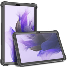 Load image into Gallery viewer, ProElite Rugged Shockproof Heavy Duty Back Case Cover for Samsung Galaxy Tab S8 Plus/S7 Plus/S7 FE 12.4 Inch SM-X800/X806/T970/T975/T976/T735, with S Pen Holder, Black