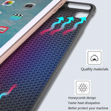 Load image into Gallery viewer, ProElite Smart PU Flip Case Cover for Apple iPad 9.7" 2017 2018 5th Gen/6th Gen Air 1 Air 2 (A1893/A1954) (Dark Blue) with Pencil Holder