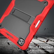 Load image into Gallery viewer, ProElite Rugged Shockproof Heavy Duty Back Case Cover for Apple iPad pro 12.9 inch 2021/2020 5th Gen, (Support Apple Pencil Charging), Red