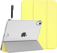 Load image into Gallery viewer, ProElite Cover for Apple iPad (A16) 11th/10th Generation (2025/2022) Cover Case, Transparent Smart case for iPad 11th/10th Gen 2025/2022 (Supports Auto Sleep Wake) with Stylus Pen, Yellow
