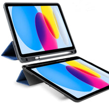Load image into Gallery viewer, ProElite Case Cover for Apple iPad (A16) 11th/10th Generation (2025/2022) Smart PU Flip Case Cover for Apple iPad 11th/10th Gen 2025/2022 with Pencil Holder, Dark Blue