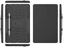 Load image into Gallery viewer, ProElite Shockproof Tough Heavy-Duty Armor Case with Pen Slot Cover for Samsung Galaxy Tab S6 Lite 10.4 Inch SM-P610/P615, Black