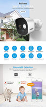 Load image into Gallery viewer, Srihome SH029 3MP Ultra HD 1296p Wireless WiFi Waterproof Indoor/Outdoor IP Security Camera CCTV with 2 Way Audio