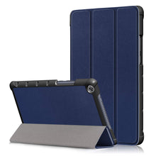 Load image into Gallery viewer, ProElite Ultra Sleek Smart Flip Case Cover for Huawei MediaPad M5 Lite 8" Tablet - Dark Blue
