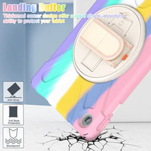 Load image into Gallery viewer, ProElite Rugged 3 Layer Armor case Cover for Lenovo Tab M10 FHD Plus 3rd Gen 10.6 inch (Will Not Fit M10 5G Model ) with Hand Grip and Rotating Kickstand with Shoulder Strap, Rainbow