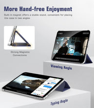 Load image into Gallery viewer, ProElite Cover for Apple iPad (A16) 11th/10th Generation (2025/2022) Cover Case, Transparent Smart case for iPad 11th/10th Gen 2025/2022 (Supports Auto Sleep Wake) with Stylus Pen, Dark Blue