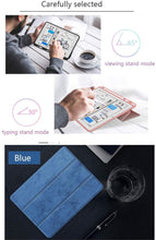 Load image into Gallery viewer, ProElite Smart PU Flip Case Cover for Apple ipad 7th/8th/9th Gen (2021) 10.2 inch with Pencil Holder, Dark Blue