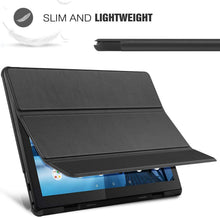 Load image into Gallery viewer, ProElite Ultra Sleek Smart Flip Case Cover for Lenovo Tab M10 HD TB-X505F TB-X505L TB-X505X Byju's Tablet (Black)