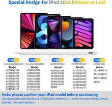 Load image into Gallery viewer, ProElite Advanced Stylus Pen for iPad, Active Magnetic Pencil Compatible with Apple iPad Pro 11/12.9‘’ (2018-2023), iPad 10th/9th/8th/7th/6th Gen, iPad Mini 5/6th Gen,iPad Air 3rd/4th/5th Gen, White