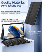 Load image into Gallery viewer, ProElite Detachable Wireless Bluetooth Keyboard flip case Cover for Oppo Pad Air 10.36 inch, Black