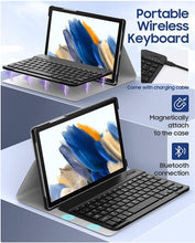 Load image into Gallery viewer, ProElite Detachable Wireless Bluetooth Keyboard flip case Cover for Oppo Pad Air 10.36 inch, Dark Blue