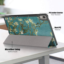 Load image into Gallery viewer, ProElite Smart Trifold Flip case Cover for Nokia Tab T21 10.4 inch Tablet, Flowers