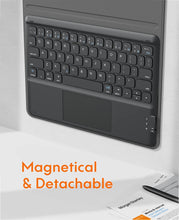 Load image into Gallery viewer, ProElite Detachable Wireless Bluetooth Touchpad Keyboard flip case Cover for Lenovo Tab M10 HD 2nd Gen TB-X306X / Smart Tab M10 HD 2nd Gen TB-X306F Tablet, Black