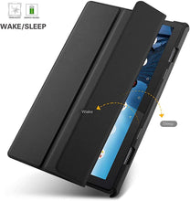 Load image into Gallery viewer, ProElite Ultra Sleek Smart Flip Case Cover for Lenovo Tab M10 HD TB-X505F TB-X505L TB-X505X Byju's Tablet (Black)