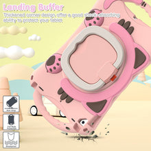 Load image into Gallery viewer, ProElite Tough Kids case Cover for Apple iPad 10.2" 9th Gen (2021) / 8th Gen / 7th Gen with Rotating Kickstand & Shoulder Strap, Pink