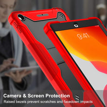 Load image into Gallery viewer, ProElite Rugged Shockproof Heavy Duty Back Case Cover for Apple iPad 10.2" 9th Gen (2021) / 8th Gen / 7th Gen, Red
