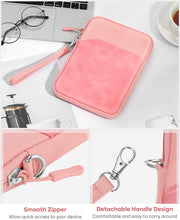 Load image into Gallery viewer, ProElite Polyester Tablet Sleeve Case Cover for Upto 11.5 inch for iPad 10.2/Pro 11/ iPad 9.7/ Samsung/Lenovo/Galaxy/Realme /Galaxy Tab A9 Plus/S7/S8/S9/Realme Pad 2/Honor Pad X9, Pink