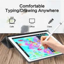 Load image into Gallery viewer, ProElite Smart PU Flip Case Cover for Apple ipad 7th/8th/9th Gen (2021) 10.2 inch with Pencil Holder, Grey