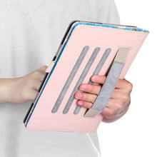 Load image into Gallery viewer, ProElite Smart handstrap Case Cover for Huawei MediaPad T5/ M5 / M5 Lite 10.1"/ Honor Pad 5 10.1" (Flowers)