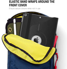 Load image into Gallery viewer, ProElite Smart Case for Apple ipad 7th/8th/9th Gen (2021) 10.2 inch / Air 3 10.5", 360 Degree Rotating Stand Leather Protective Cover, Black