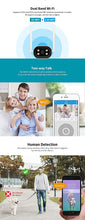 Load image into Gallery viewer, Srihome SH037 Dual Band Wireless WiFi 4MP Ultra HD 1440p Waterproof Outdoor IP Camera CCTV with LED Lights