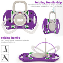 Load image into Gallery viewer, ProElite Tough Kids case Cover for Samsung Galaxy Tab A7 10.4" SM-T500/T505/T507 with Rotating Kickstand & Shoulder Strap, Purple