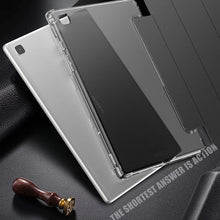 Load image into Gallery viewer, ProElite Flip case Cover for Samsung Galaxy Tab A7 10.4 Inch SM-T500/T505/T507, Black (Soft Transparent Back)