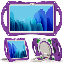 Load image into Gallery viewer, ProElite Tough Kids case Cover for Samsung Galaxy Tab A7 10.4" SM-T500/T505/T507 with Rotating Kickstand & Shoulder Strap, Purple