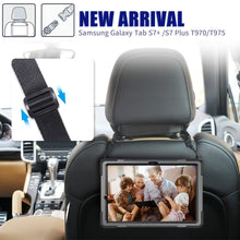 Load image into Gallery viewer, ProElite Rugged 3 Layer Armor case Cover for Samsung Galaxy Tab S8 Plus/ S7 Plus 12.4 Inch SM-T970/T975/T976/X800/X806 with SPen Holder, Hand Grip , Black